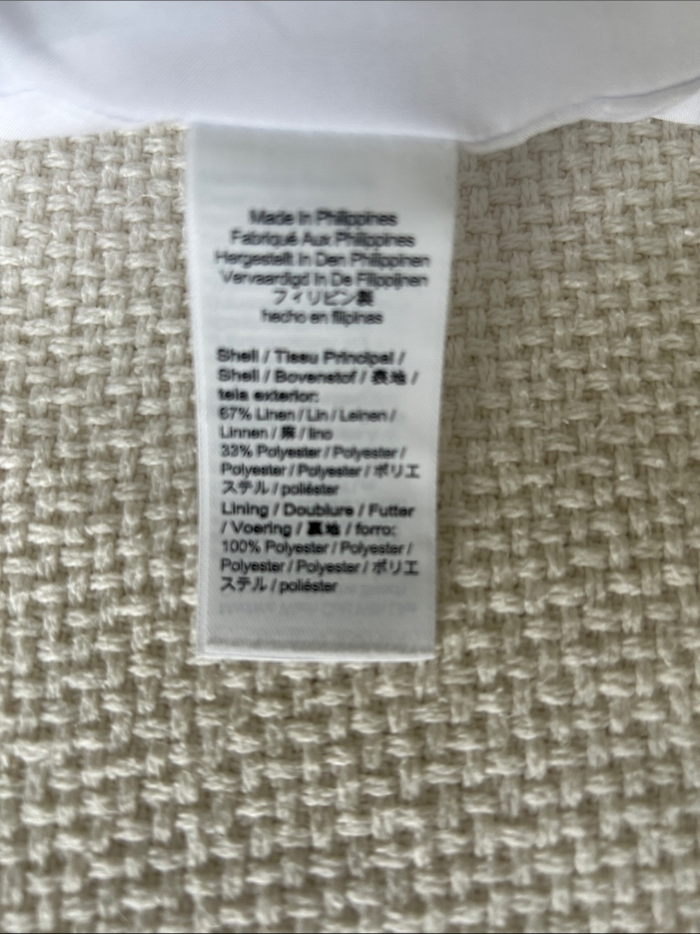 J. Crew Remi Tailored Short in Stretch Linen Blend. White. Women’s size 2 - Picture 10 of 13